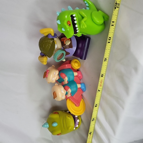 Rugrats burger king toys vintage 1998 nickelodean cake toppers - Picture 1 of 12
